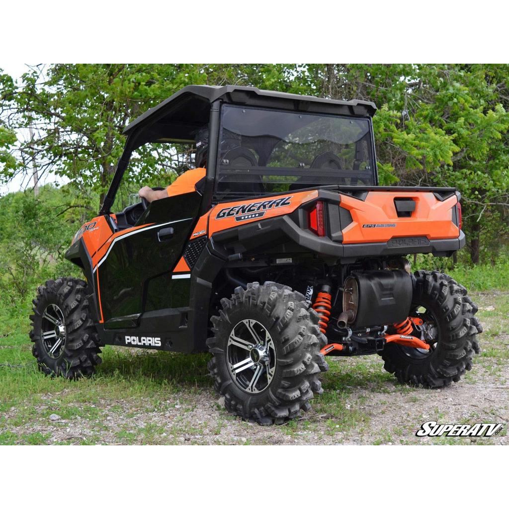 SuperATV Polaris General Rear Windshield - MojoMotoSport.com