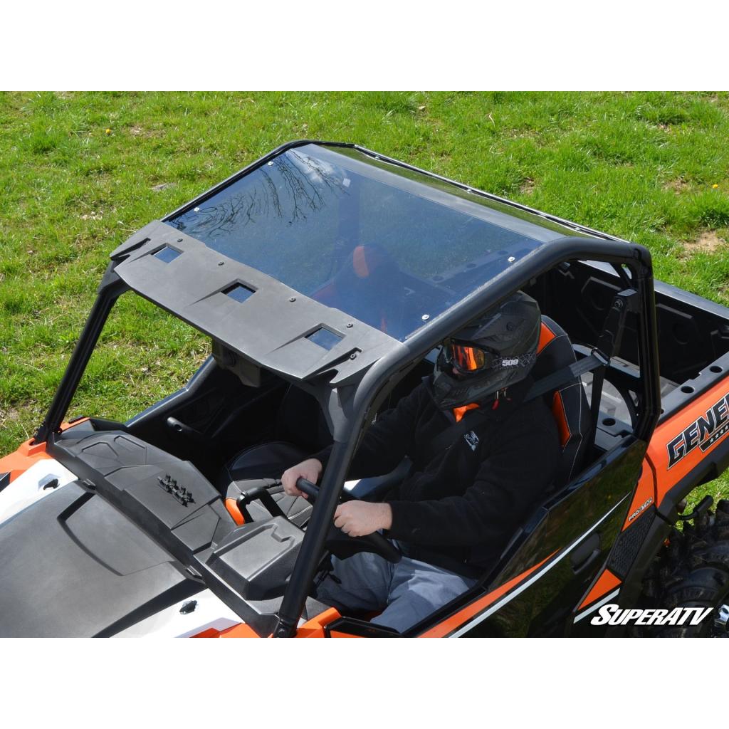 SuperATV Polaris General Tinted Roof - MojoMotoSport.com