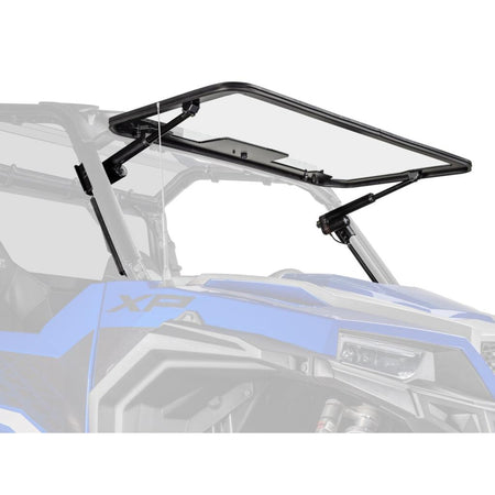 SuperATV Polaris General XP 1000 MaxDrive Power Flip Glass Windshield - MojoMotoSport.com