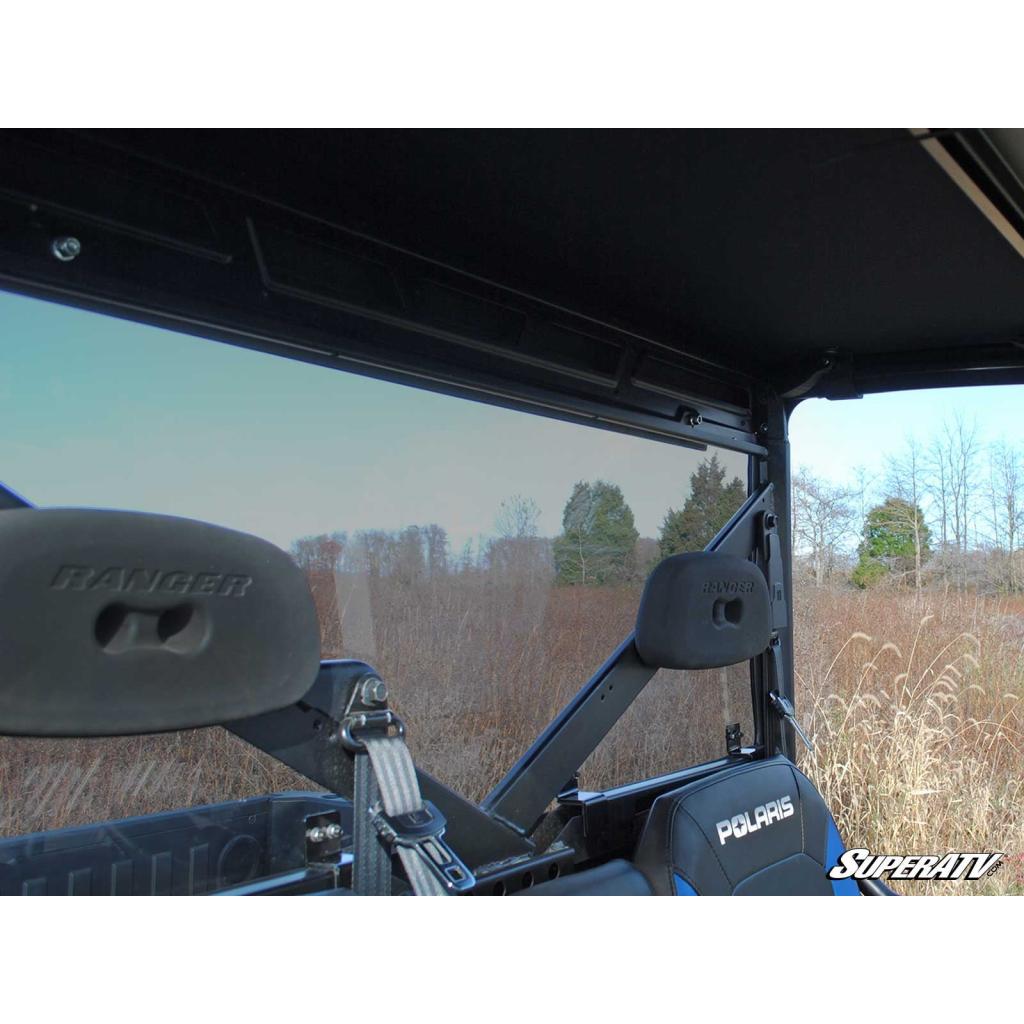SuperATV Polaris Ranger 1000 Scratch - Resistant Rear Windshield - MojoMotoSport.com