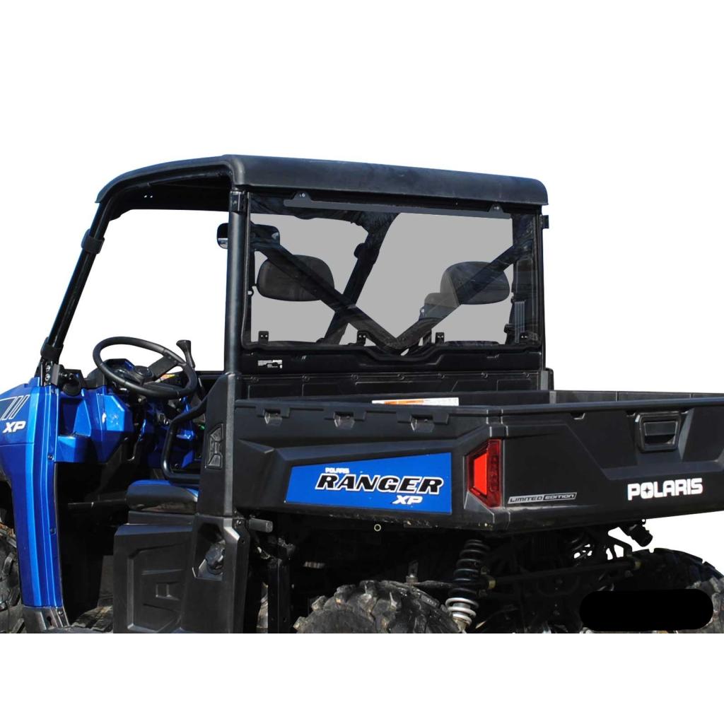 SuperATV Polaris Ranger 1000 Scratch - Resistant Rear Windshield - MojoMotoSport.com