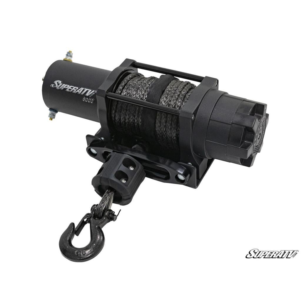 SuperATV Polaris Ranger 570 Full - Size Winch Mounting Plate - MojoMotoSport.com