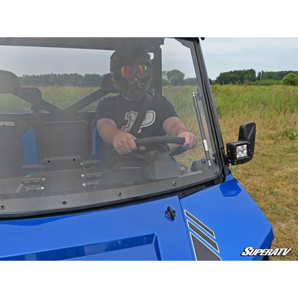 SuperATV Polaris Ranger 570 Scratch Resistant Flip Windshield - MojoMotoSport.com
