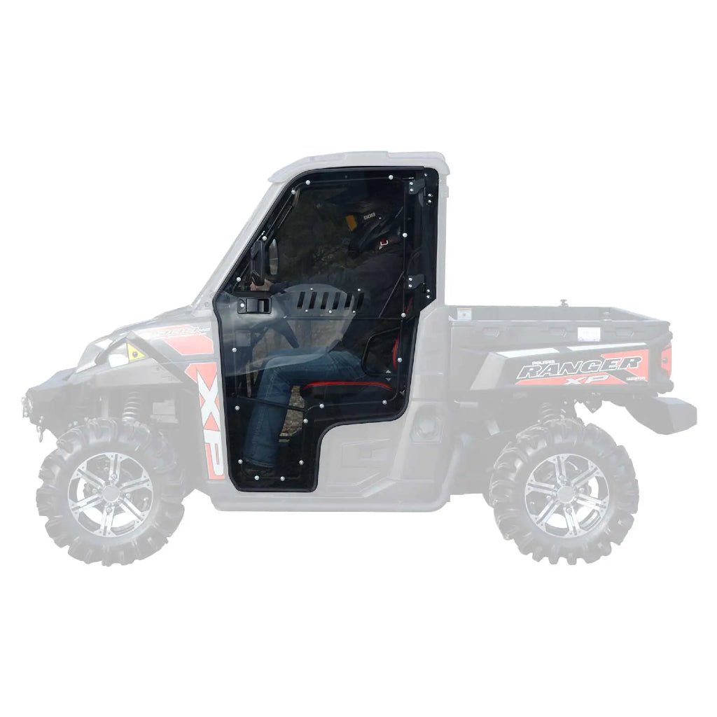 SuperATV Polaris Ranger Cab Enclosure Vented Doors - MojoMotoSport.com