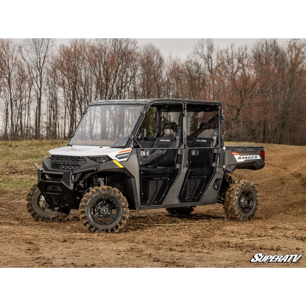 SuperATV Polaris Ranger Crew 1000 Convertible Cab Enclosure Doors - MojoMotoSport.com