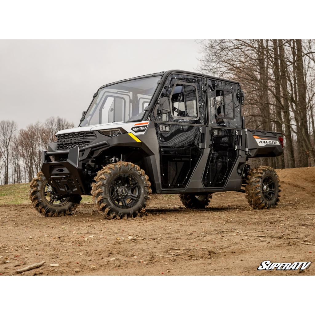 SuperATV Polaris Ranger Crew 1000 Convertible Cab Enclosure Doors - MojoMotoSport.com