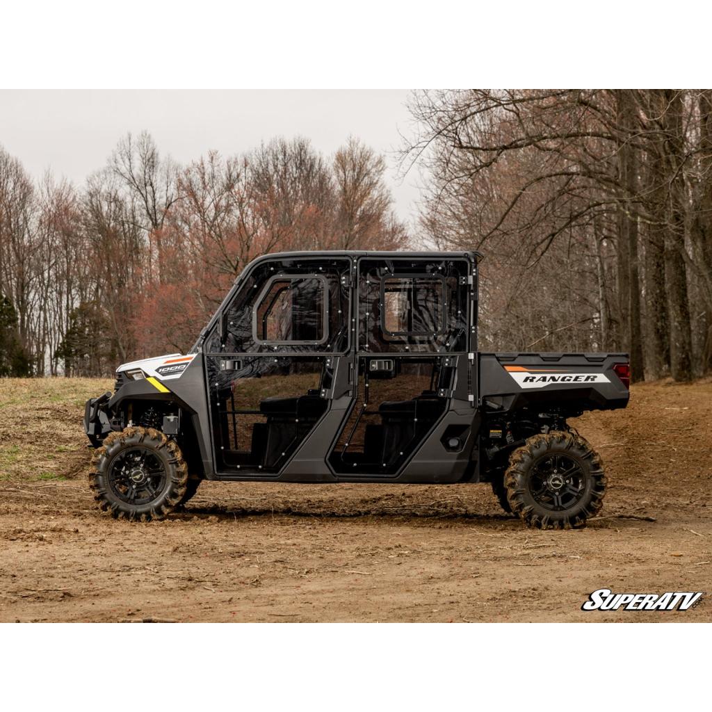 SuperATV Polaris Ranger Crew 1000 Convertible Cab Enclosure Doors - MojoMotoSport.com