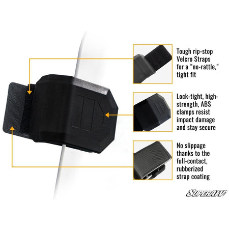 SuperATV Polaris Ranger Full Size 800 Vented Full Rear Windshield - MojoMotoSport.com