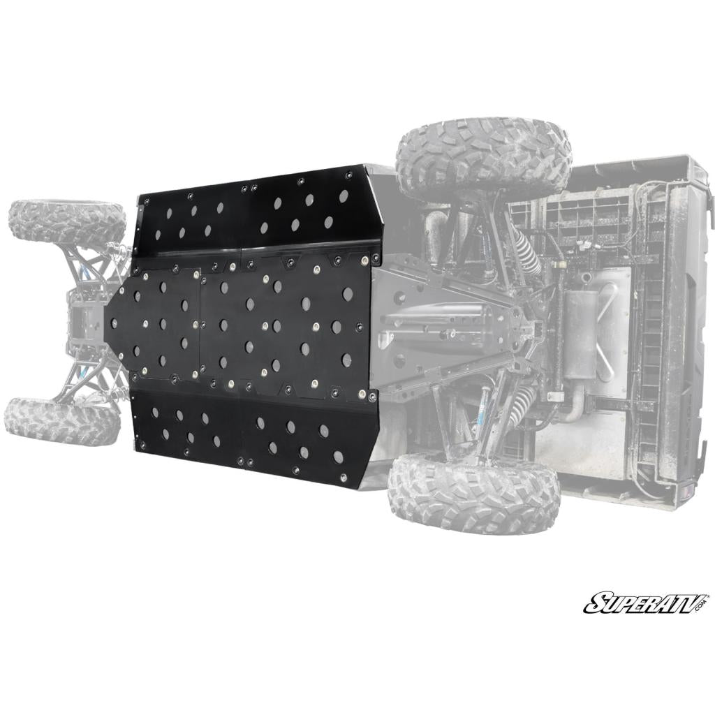 SuperATV Polaris Ranger Midsize 570 Crew Full Skid Plate - MojoMotoSport.com
