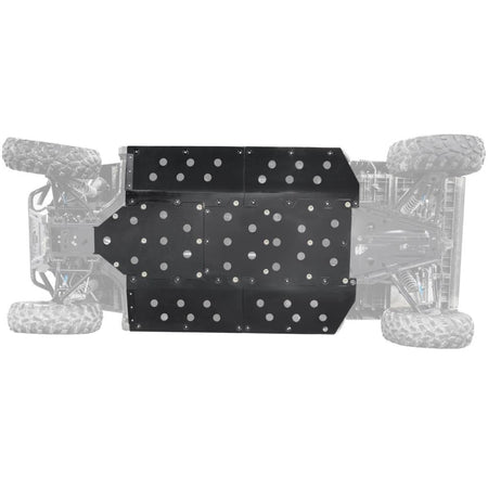 SuperATV Polaris Ranger Midsize 570 Crew Full Skid Plate - MojoMotoSport.com