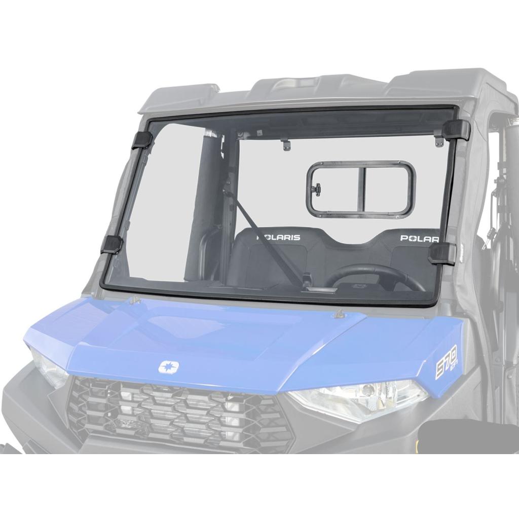 SuperATV Polaris Ranger SP 570 Scratch - Resistant Full Windshield - MojoMotoSport.com