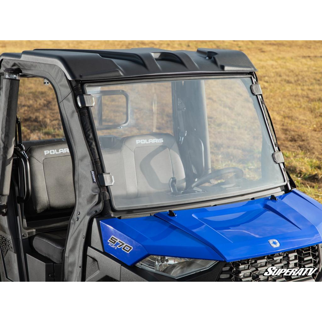 SuperATV Polaris Ranger SP 570 Scratch - Resistant Full Windshield - MojoMotoSport.com