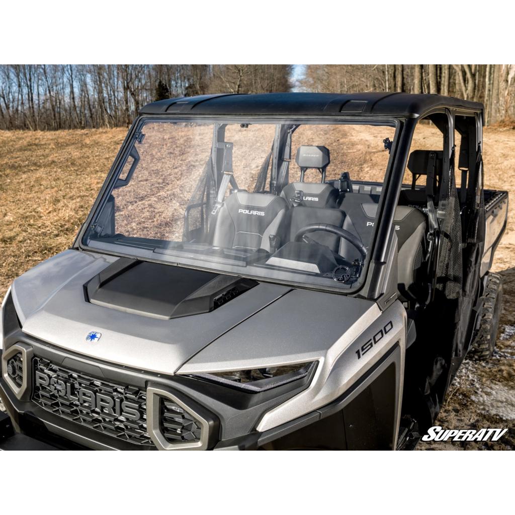 SuperATV Polaris Ranger XD 1500 Scratch - Resistant Full Windshield - MojoMotoSport.com