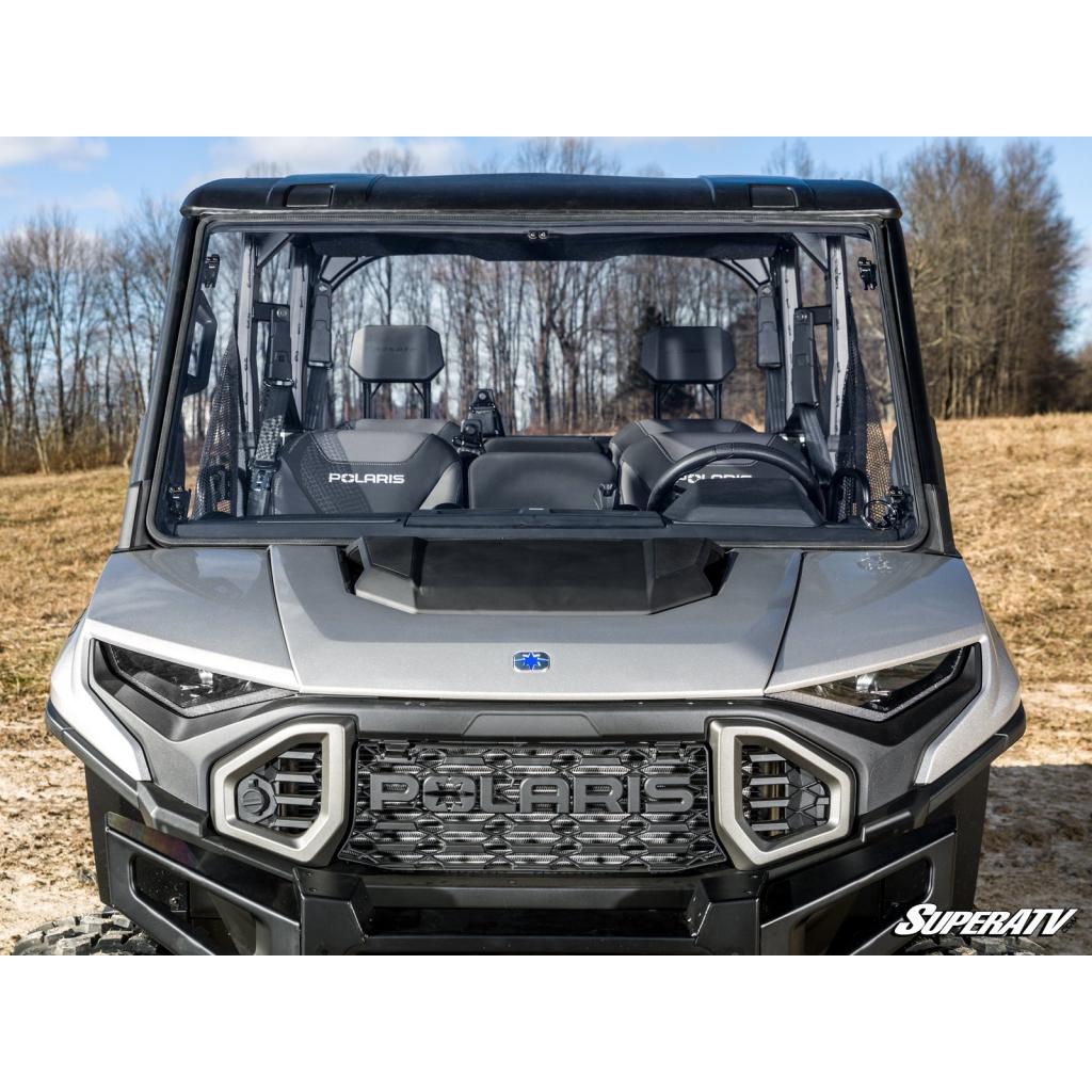 SuperATV Polaris Ranger XD 1500 Scratch - Resistant Full Windshield - MojoMotoSport.com