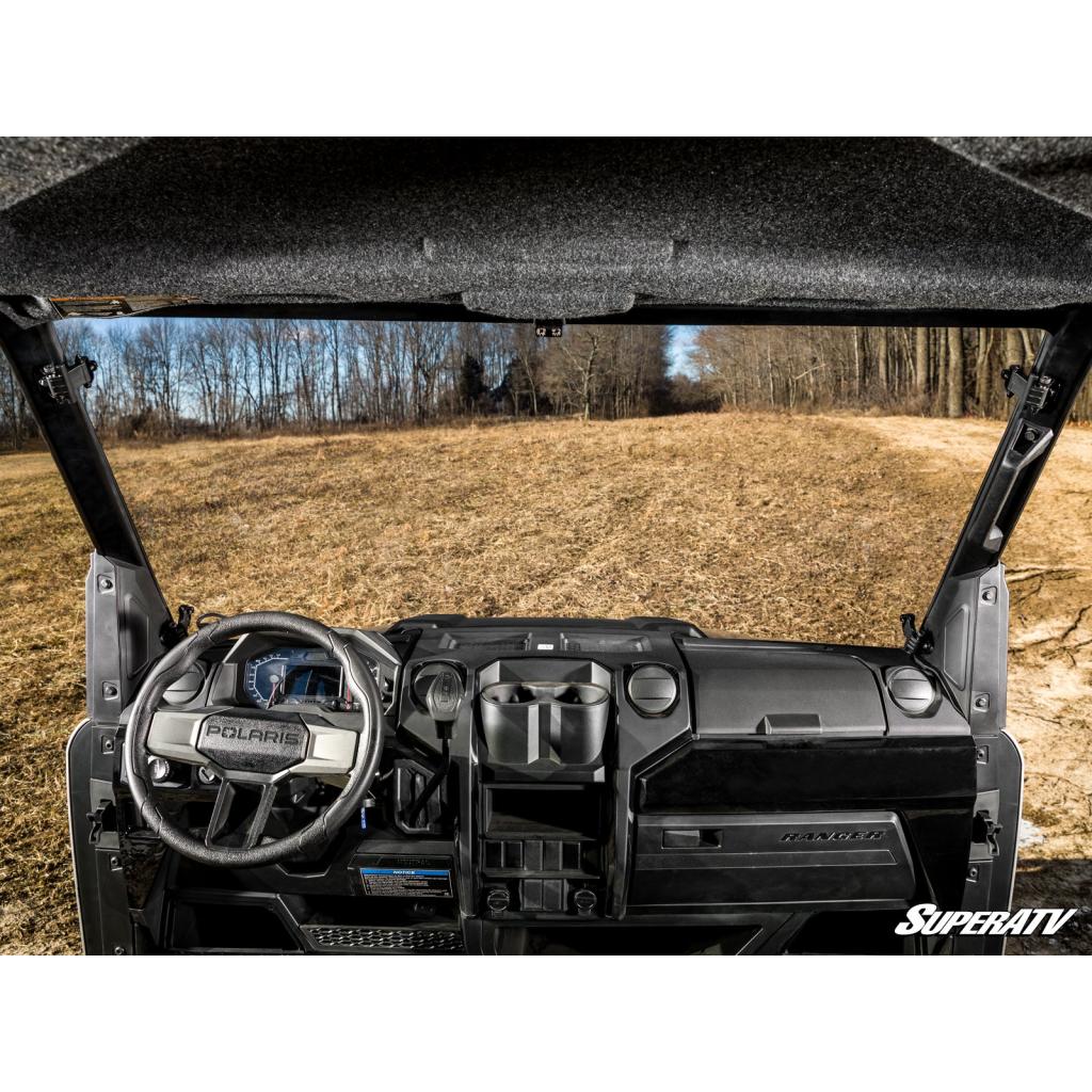 SuperATV Polaris Ranger XD 1500 Scratch - Resistant Full Windshield - MojoMotoSport.com