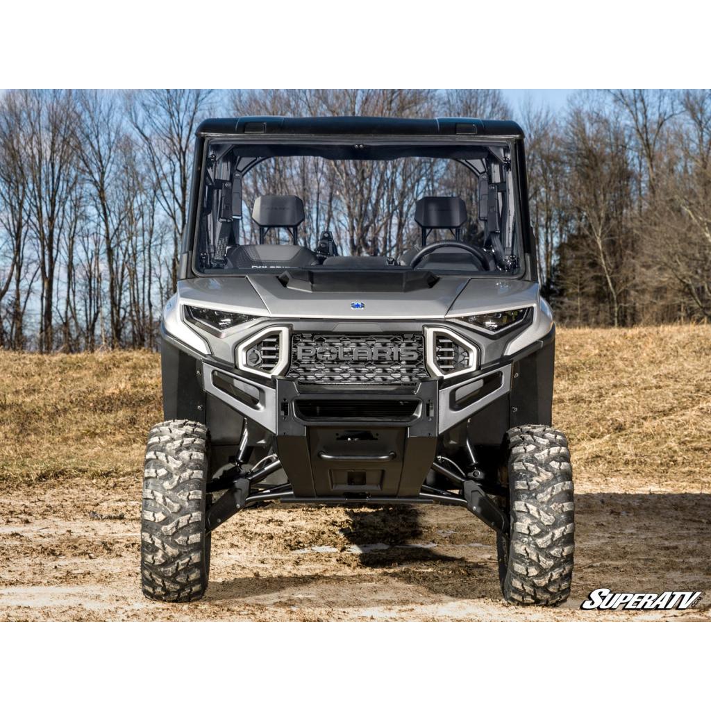 SuperATV Polaris Ranger XD 1500 Scratch - Resistant Full Windshield - MojoMotoSport.com