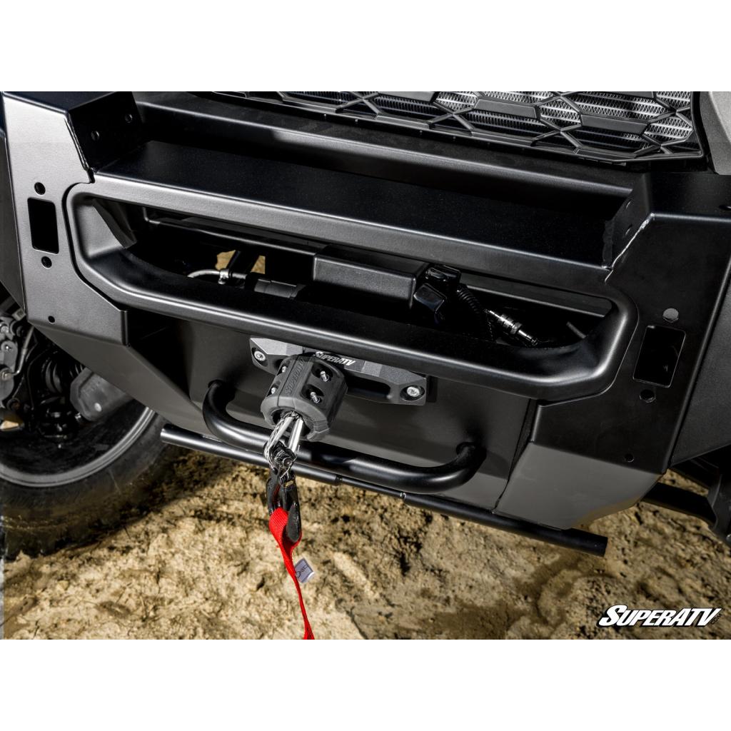 SuperATV Polaris Ranger XD 1500 Winch Mounting Plate - MojoMotoSport.com