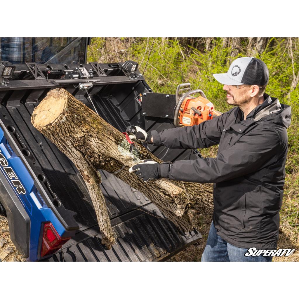 SuperATV Polaris Ranger XP 1000 Bed Winch - MojoMotoSport.com