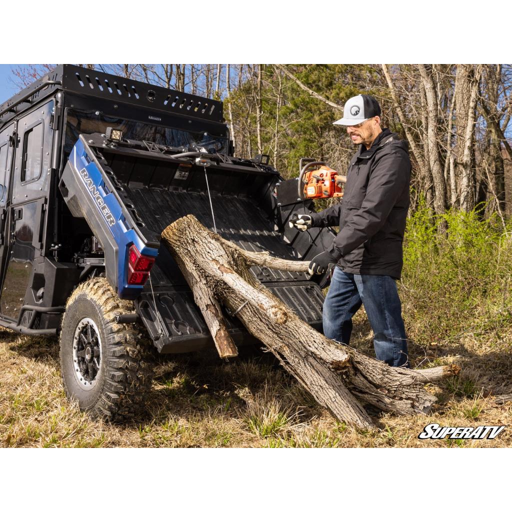 SuperATV Polaris Ranger XP 1000 Bed Winch - MojoMotoSport.com