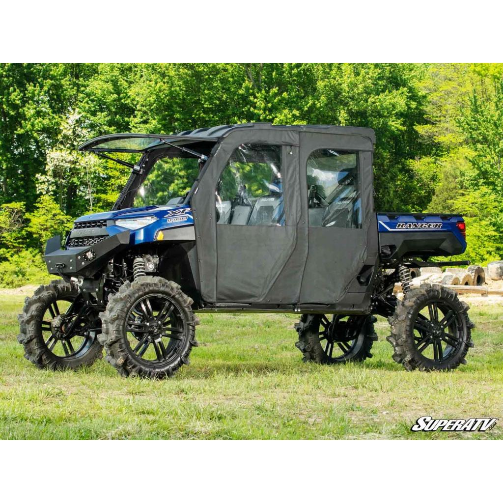SuperATV Polaris Ranger XP 1000 Crew Primal Soft Cab Enclosure Doors - MojoMotoSport.com