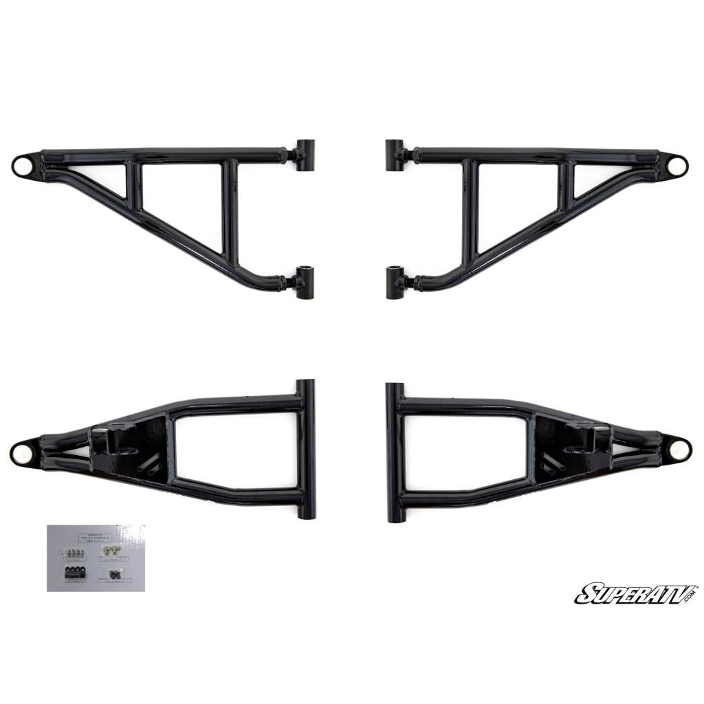 SuperATV Polaris Ranger XP 1000 High - Clearance 2" Forward A - Arms - MojoMotoSport.com