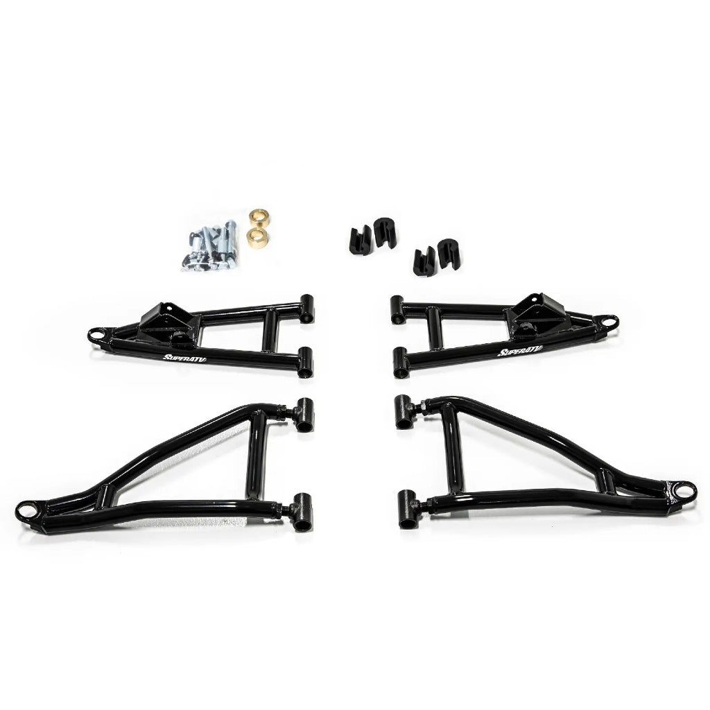 SuperATV Polaris Ranger XP 1000 High Clearance 2in Forward A - Arms - MojoMotoSport.com