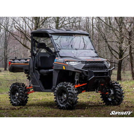 SuperATV Polaris Ranger XP 1000 Polycarbonate Flip Down Windshield - MojoMotoSport.com
