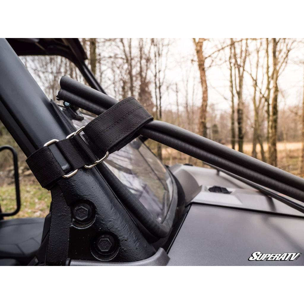 SuperATV Polaris Ranger XP 1000 Polycarbonate Flip Down Windshield - MojoMotoSport.com