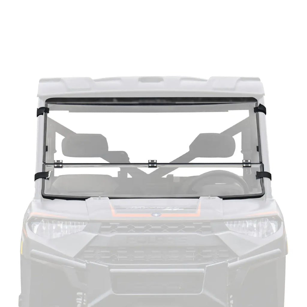 SuperATV Polaris Ranger XP 1000 Polycarbonate Flip Down Windshield - MojoMotoSport.com