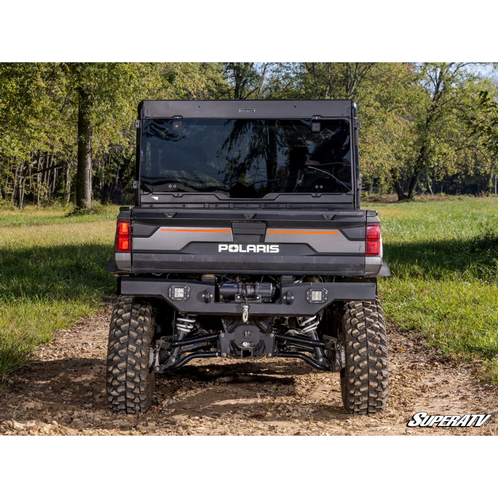 SuperATV Polaris Ranger XP 1000 Rear Glass Windshield - MojoMotoSport.com