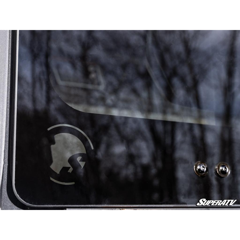SuperATV Polaris Ranger XP 1000 Rear Glass Windshield - MojoMotoSport.com