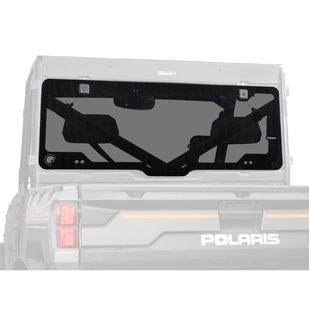 SuperATV Polaris Ranger XP 1000 Rear Glass Windshield - MojoMotoSport.com