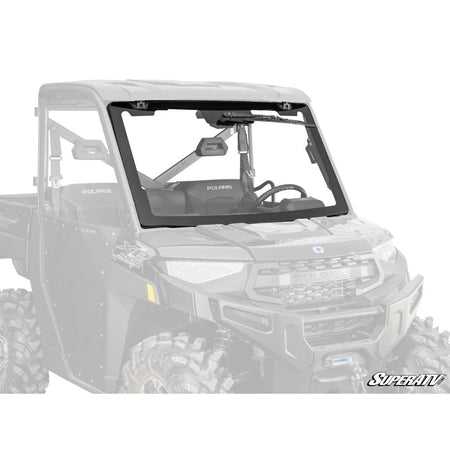 SuperATV Polaris Ranger XP 570 MaxDrive Power Flip Glass Windshield - MojoMotoSport.com
