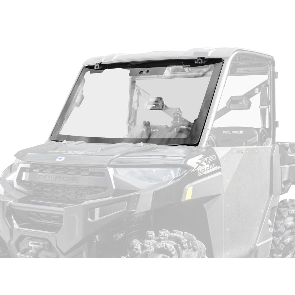 SuperATV Polaris Ranger XP 570 MaxDrive Power Flip Glass Windshield - MojoMotoSport.com
