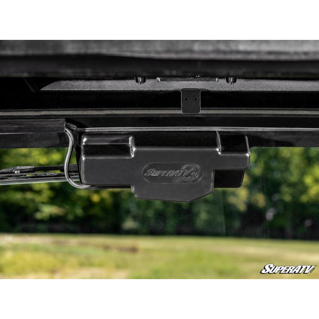 SuperATV Polaris Ranger XP 570 MaxDrive Power Flip Glass Windshield - MojoMotoSport.com
