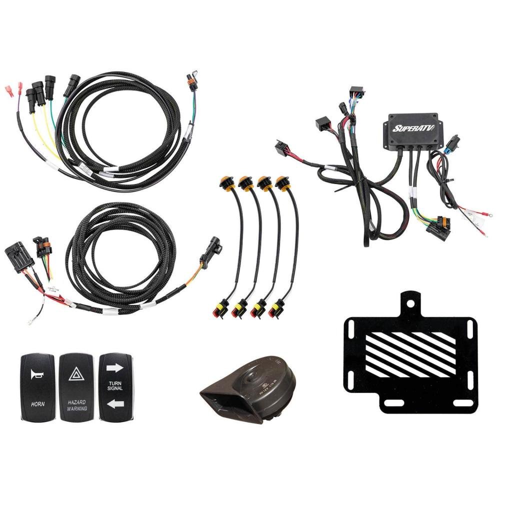 SuperATV Polaris Ranger XP 900 Plug & Play Turn Signal Kit - MojoMotoSport.com