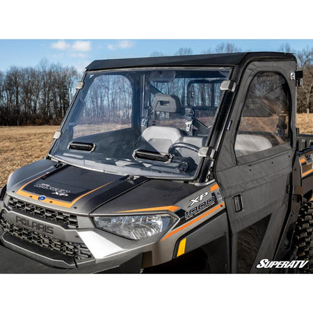 SuperATV Polaris Ranger XP 900 Vented Full Windshield - MojoMotoSport.com