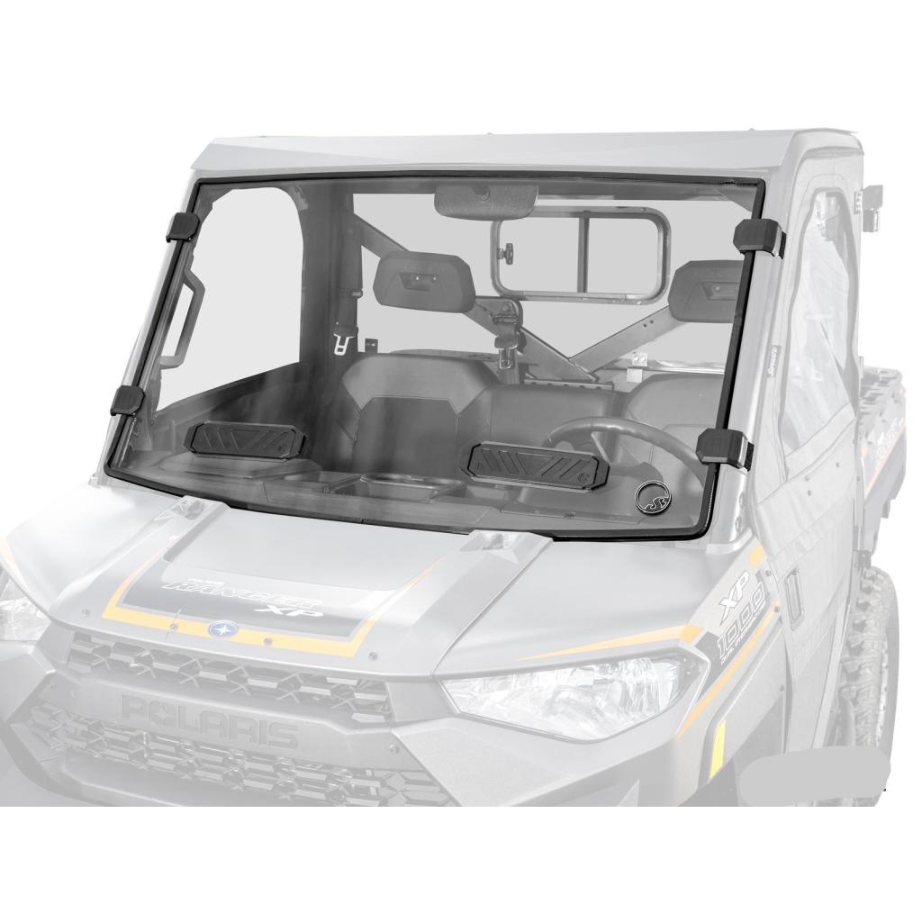 SuperATV Polaris Ranger XP 900 Vented Full Windshield - MojoMotoSport.com