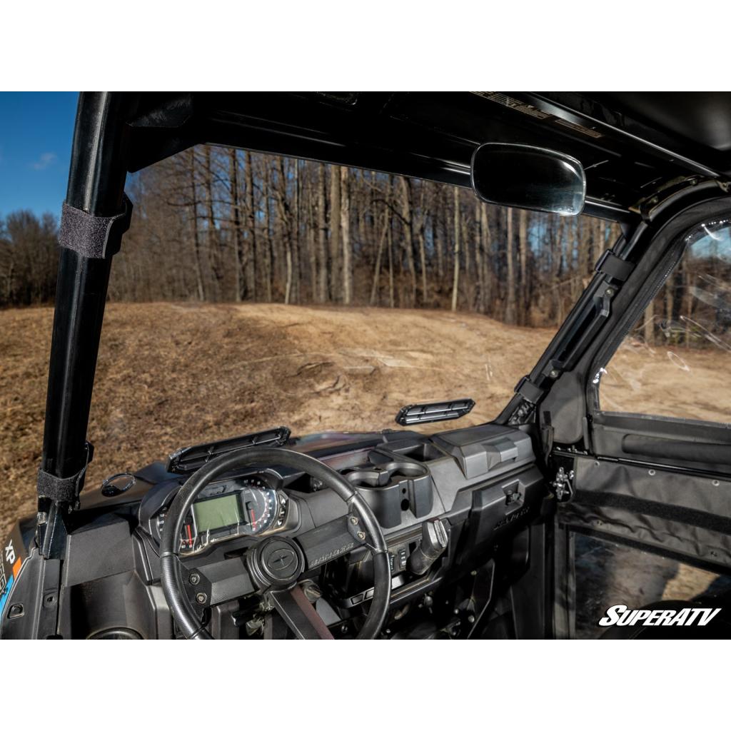 SuperATV Polaris Ranger XP 900 Vented Full Windshield - MojoMotoSport.com