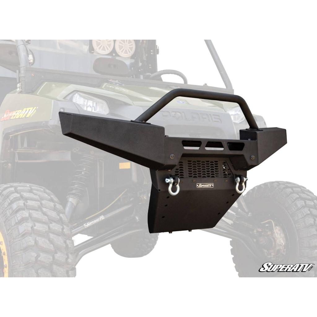 SuperATV Polaris Ranger XP Winch Ready Front Bumper - MojoMotoSport.com