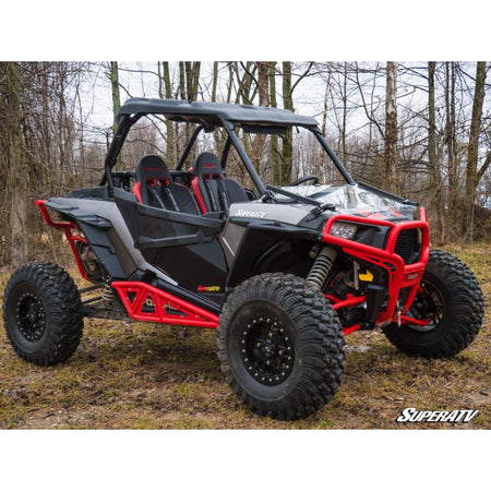 SuperATV Polaris RZR 900 Scratch Resistant Flip Down Windshield - MojoMotoSport.com