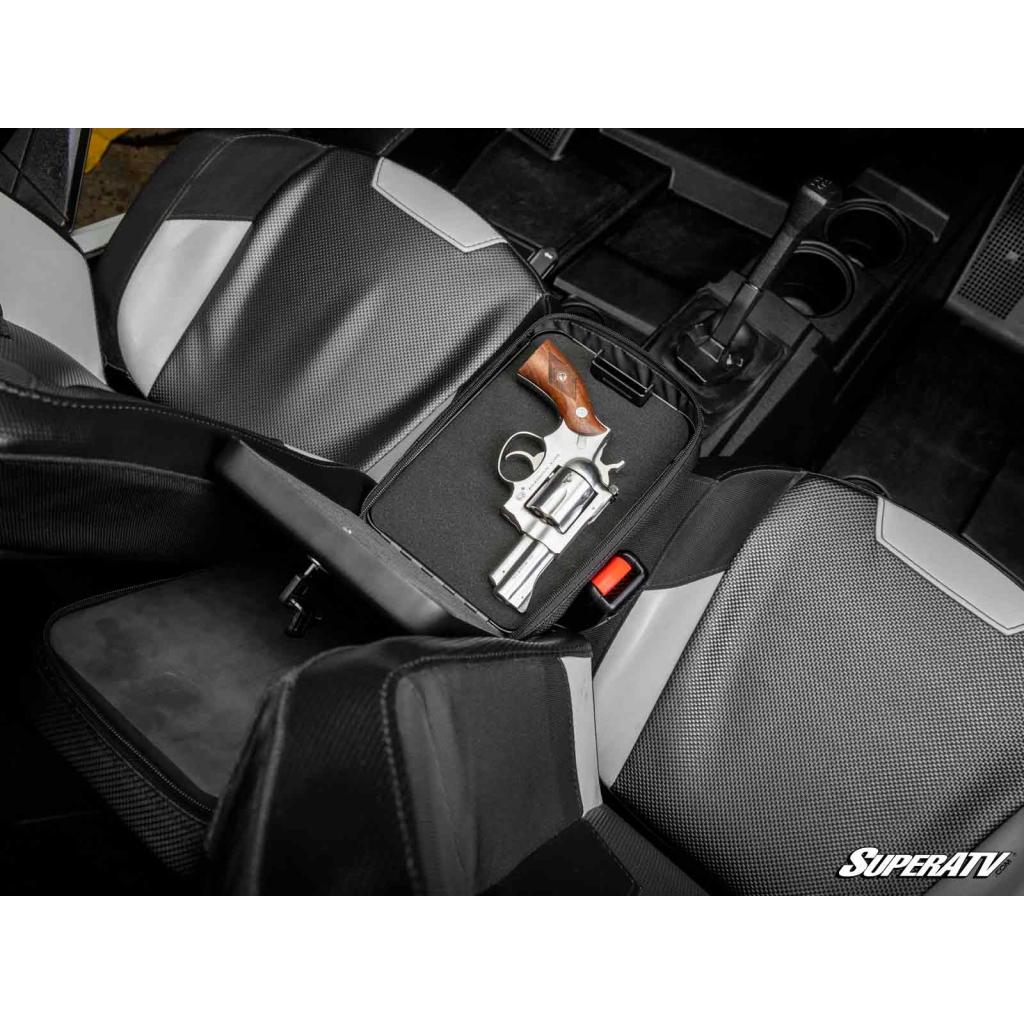 SuperATV Polaris RZR Armrest Gun Safe - MojoMotoSport.com