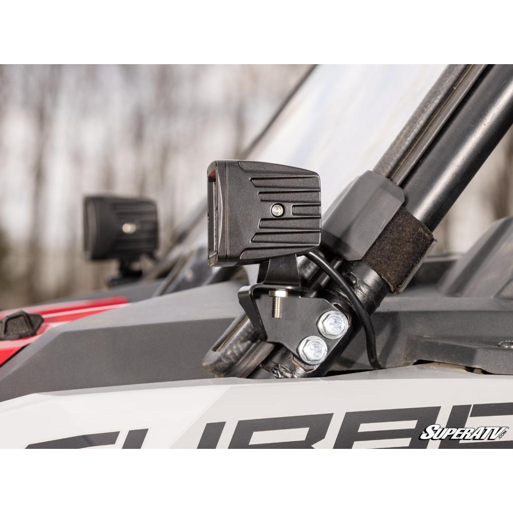 SuperATV Polaris RZR Cube Light Mounting Brackets - MojoMotoSport.com