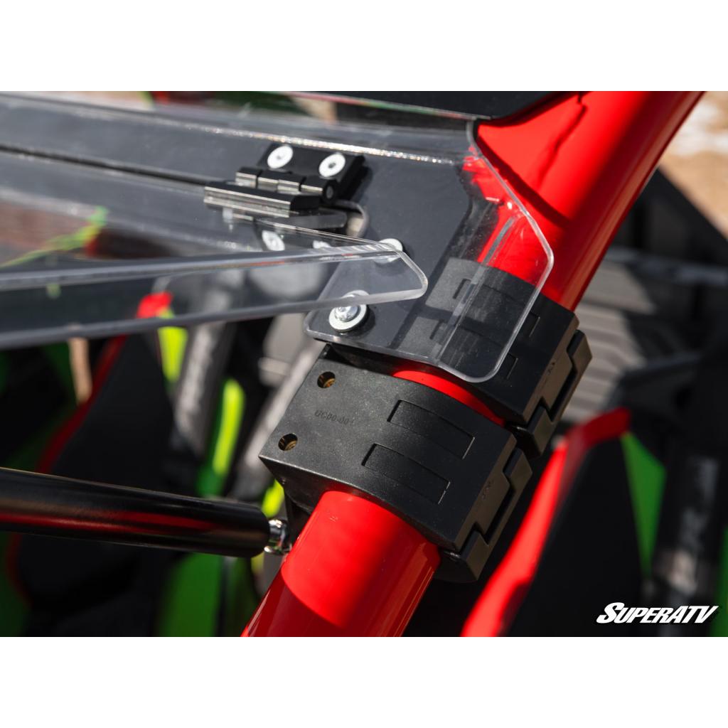 SuperATV Polaris RZR Pro R Scratch - Resistant Flip Windshield - MojoMotoSport.com