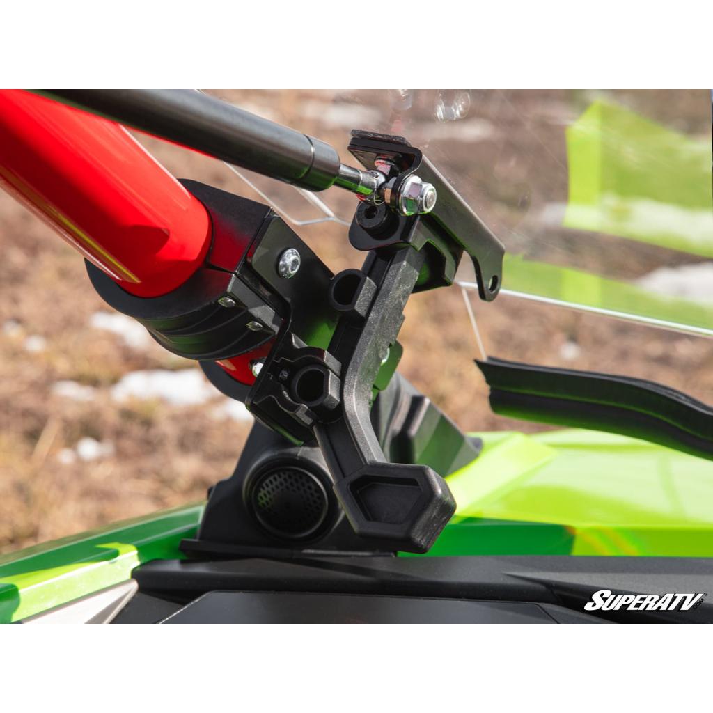 SuperATV Polaris RZR Pro R Scratch - Resistant Flip Windshield | FWS - P - PROR - MojoMotoSport.com