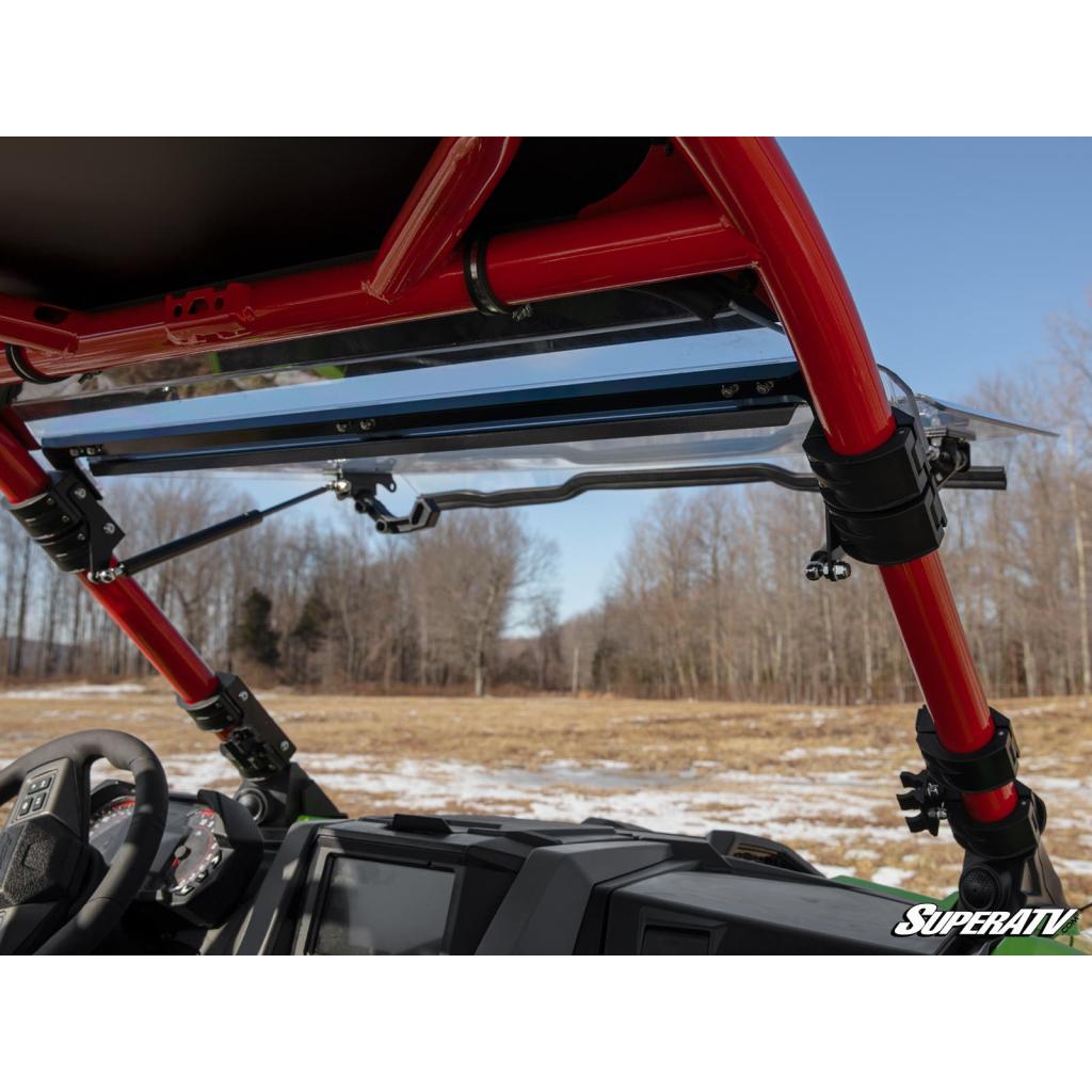 SuperATV Polaris RZR Pro R Scratch - Resistant Flip Windshield | FWS - P - PROR - MojoMotoSport.com