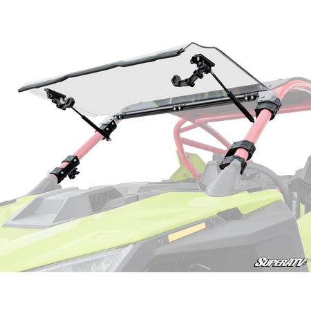 SuperATV Polaris RZR Pro R Scratch - Resistant Flip Windshield | FWS - P - PROR - MojoMotoSport.com