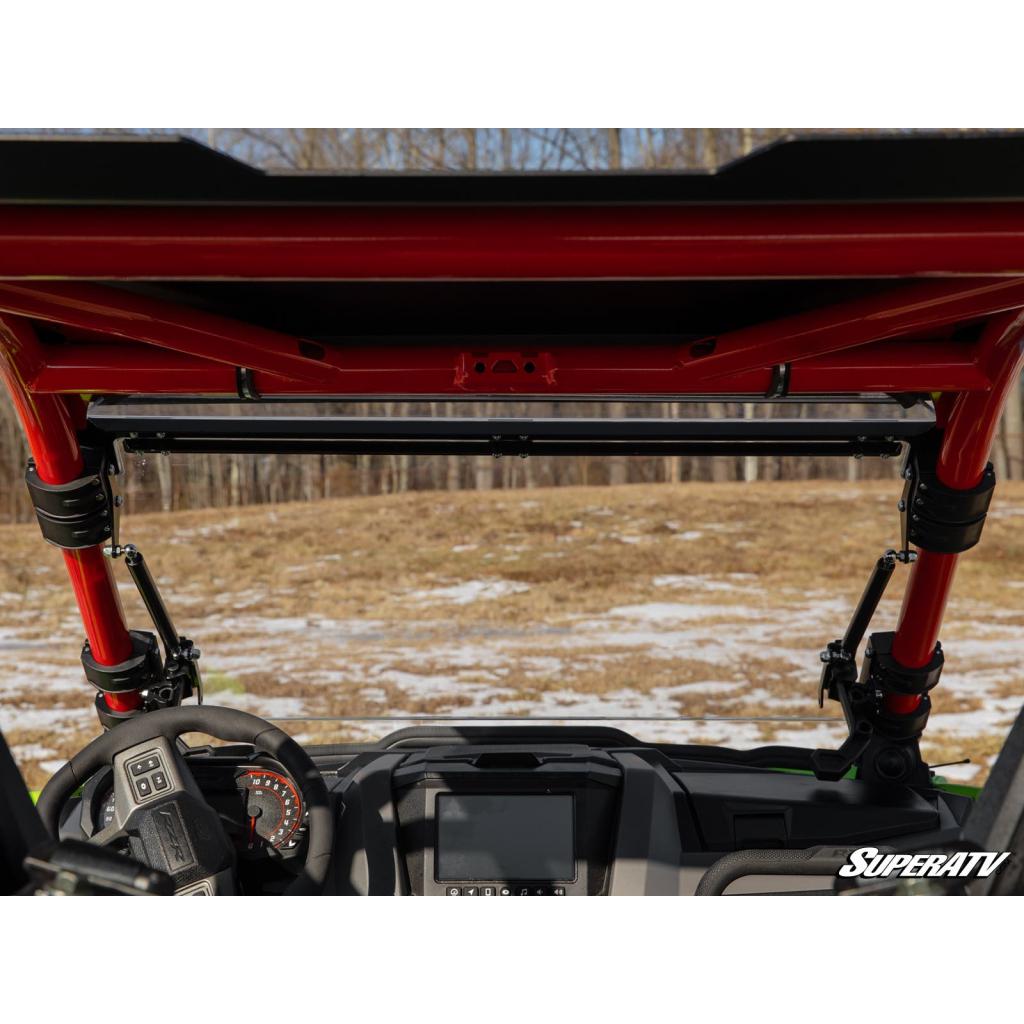 SuperATV Polaris RZR Pro R Scratch - Resistant Flip Windshield | FWS - P - PROR - MojoMotoSport.com