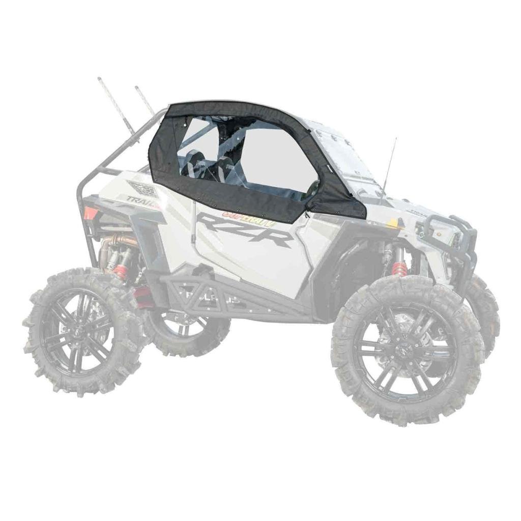 SuperATV Polaris RZR Trail 900 Primal Soft Cab Enclosure Upper Doors - MojoMotoSport.com