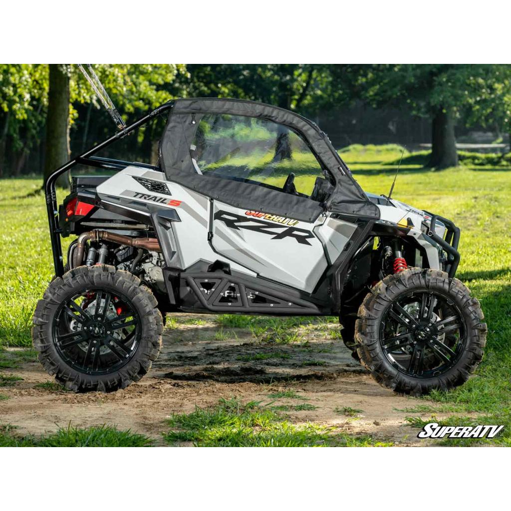 SuperATV Polaris RZR Trail 900 Primal Soft Cab Enclosure Upper Doors - MojoMotoSport.com